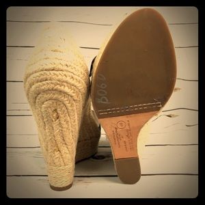 All saints wedge espadrilles never worn!
